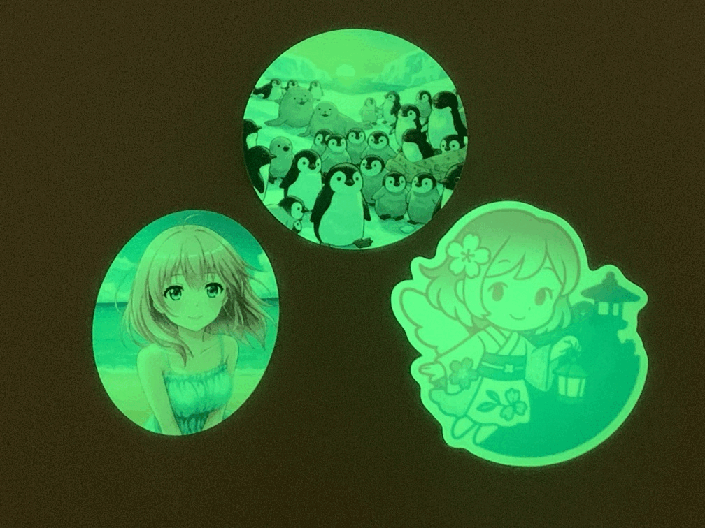 蓄光ステッカー
